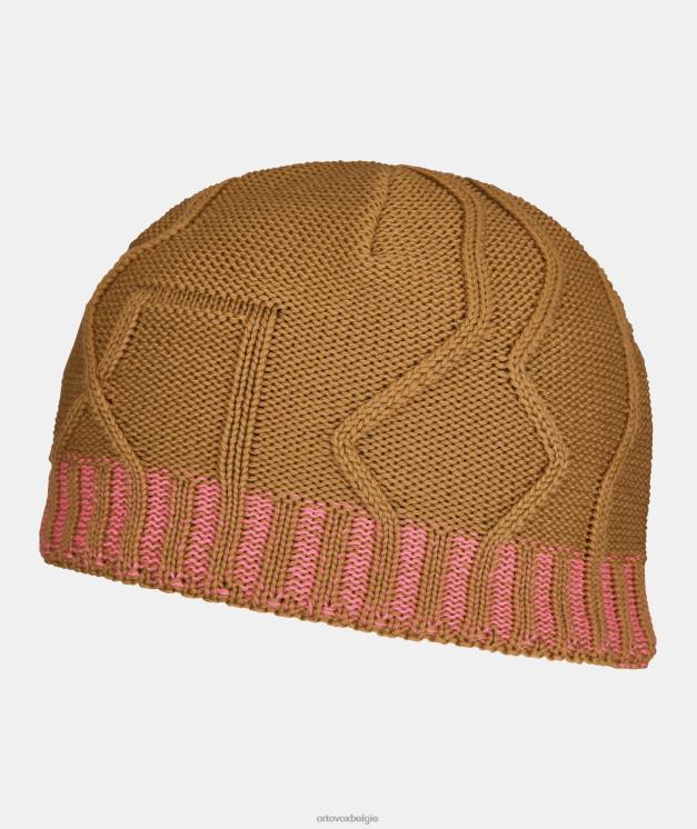 vrouwen sluwe vos Merino tangram gebreide muts ORTOVOX accessoires LX0XF500