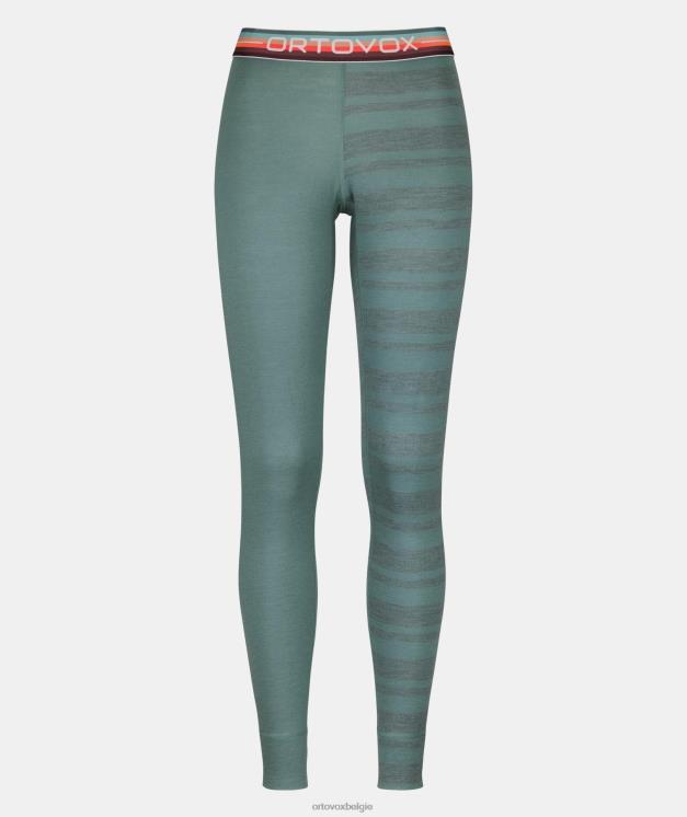 vrouwen arctisch grijs 185 rock'n'wool lange broek ORTOVOX kleding LX0XF909