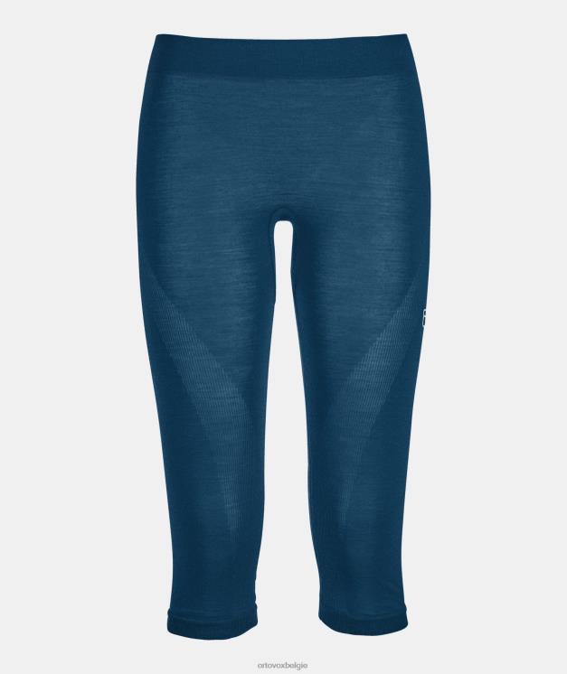 vrouwen benzine blauw 120 comp lichte korte broek ORTOVOX kleding LX0XF1009