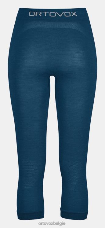 vrouwen benzine blauw 120 comp lichte korte broek ORTOVOX kleding LX0XF1009