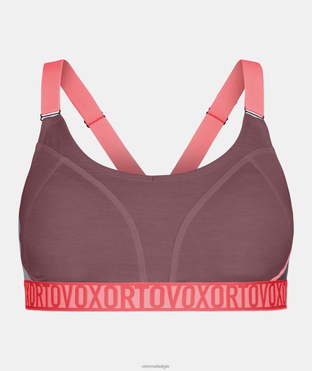vrouwen berg roos 150 essentiële sporttop ORTOVOX kleding LX0XF946