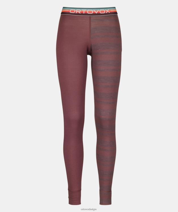 vrouwen berg roos 185 rock'n'wool lange broek ORTOVOX kleding LX0XF907