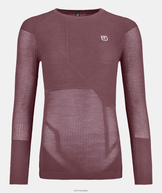 vrouwen berg roos merino thermovent ls ORTOVOX kleding LX0XF1072