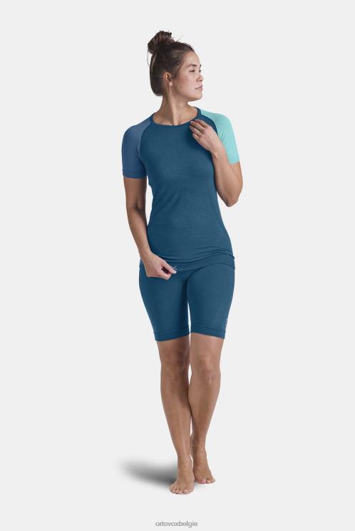 vrouwen zwarte raaf 120 comp lichte korte mouw ORTOVOX kleding LX0XF964