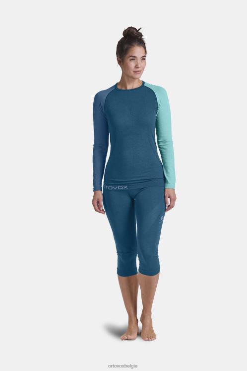 vrouwen zwarte raaf 120 comp lichte lange mouw ORTOVOX kleding LX0XF1040