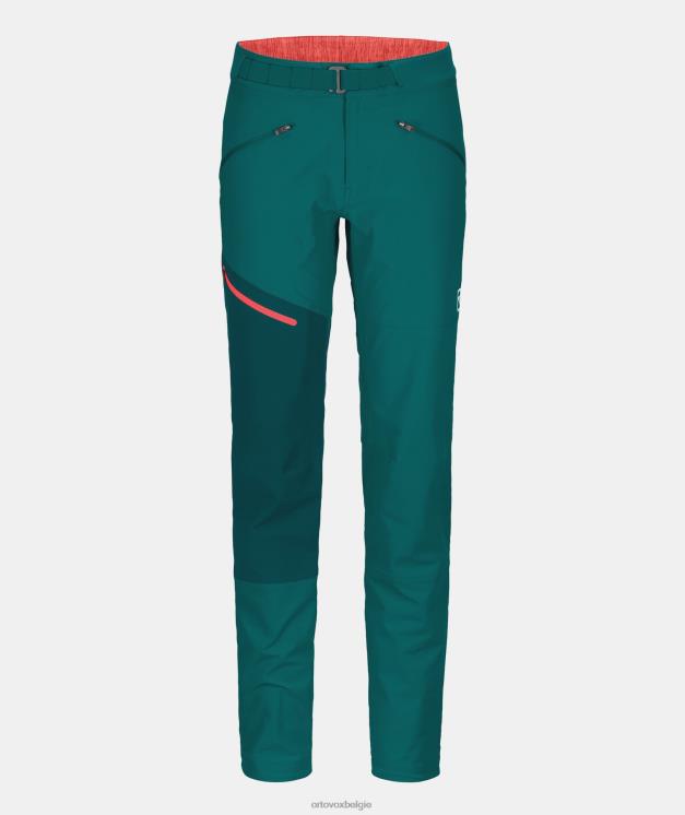 vrouwen Pacifisch groen brenta broek ORTOVOX kleding LX0XF1100