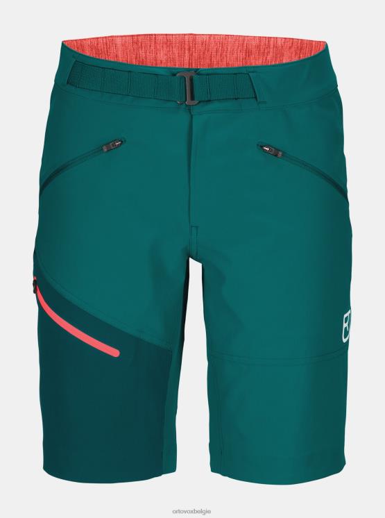 vrouwen Pacifisch groen brenta korte broek ORTOVOX kleding LX0XF1109