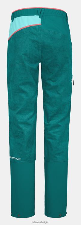 vrouwen Pacifisch groen casale broek ORTOVOX kleding LX0XF1090