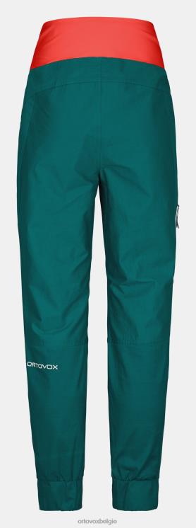 vrouwen Pacifisch groen valbon broek ORTOVOX kleding LX0XF930