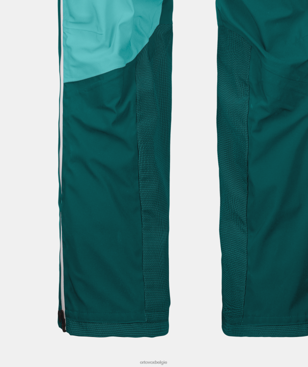 vrouwen Pacifisch groen westalpen 3l broek ORTOVOX kleding LX0XF1123