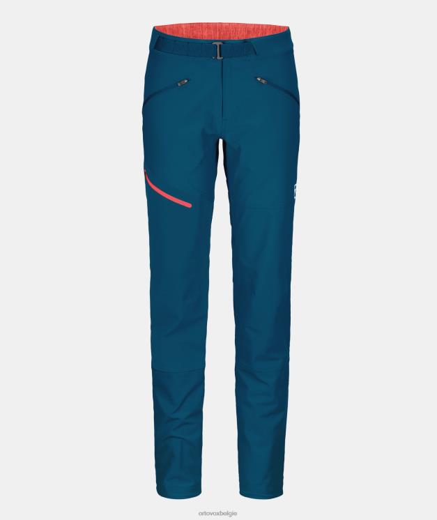 vrouwen benzine blauw brenta broek ORTOVOX kleding LX0XF1099