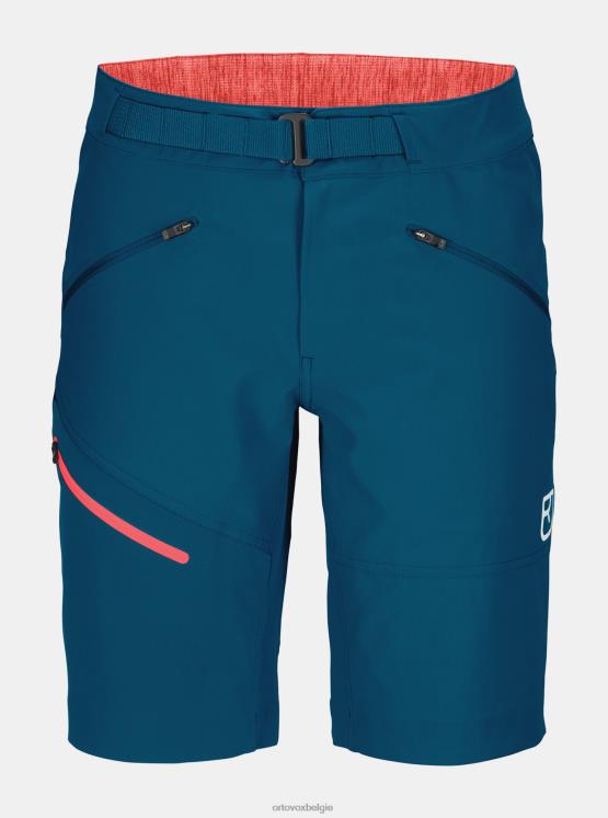 vrouwen benzine blauw brenta korte broek ORTOVOX kleding LX0XF1108