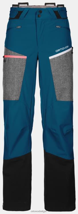 vrouwen benzine blauw pordoi broek ORTOVOX kleding LX0XF1251