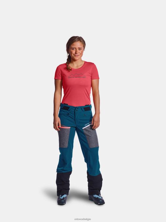 vrouwen benzine blauw pordoi broek ORTOVOX kleding LX0XF1251