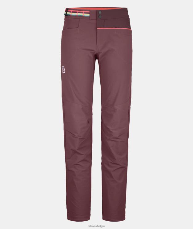 vrouwen berg roos pala broek ORTOVOX kleding LX0XF1156