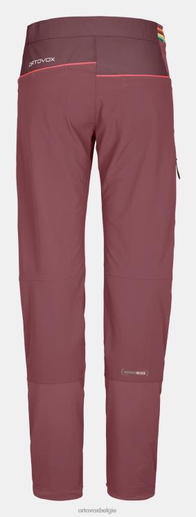 vrouwen berg roos pala broek ORTOVOX kleding LX0XF1156