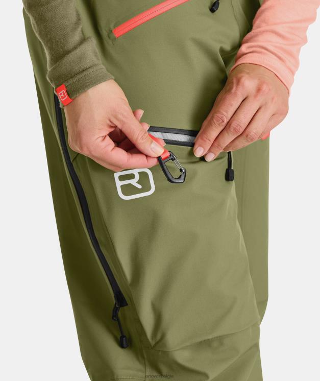 vrouwen zwarte raaf 3l diepe shell bretelbroek ORTOVOX kleding LX0XF988