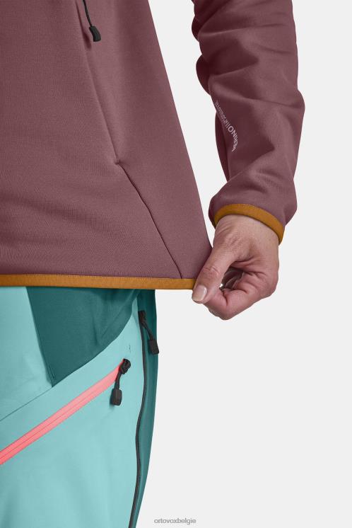 vrouwen Pacifisch groen fleece en anorak ORTOVOX kleding LX0XF981