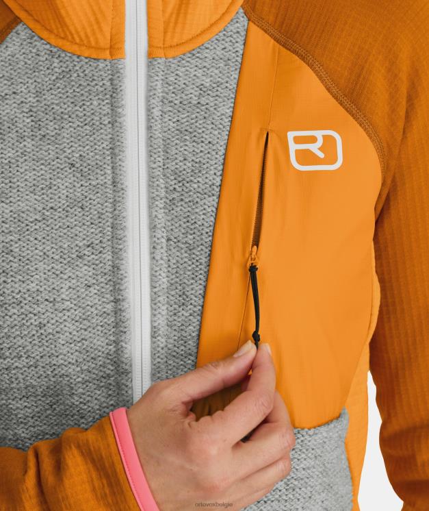 vrouwen berg roos fleece GP klassiek gebreide hoody ORTOVOX kleding LX0XF1081