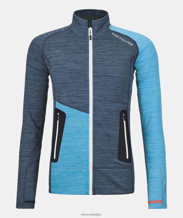 vrouwen diepe oceaanmix lichte fleecejas ORTOVOX kleding LX0XF1280