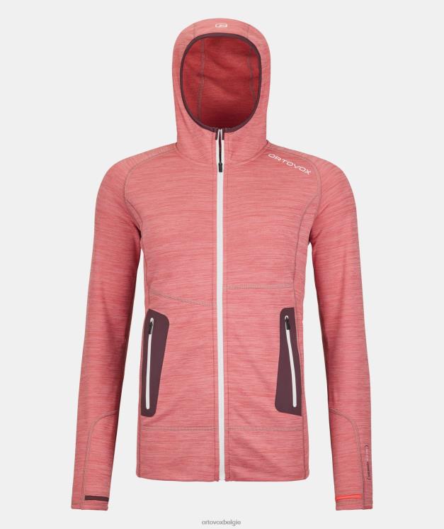vrouwen mengsel van wilde rozen fleece lichte capuchon ORTOVOX kleding LX0XF1297