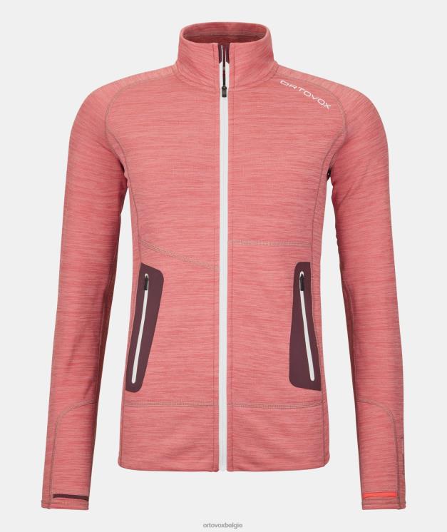 vrouwen mengsel van wilde rozen lichte fleecejas ORTOVOX kleding LX0XF1279