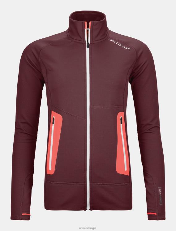 vrouwen wijn proeven lichte fleecejas ORTOVOX kleding LX0XF1278