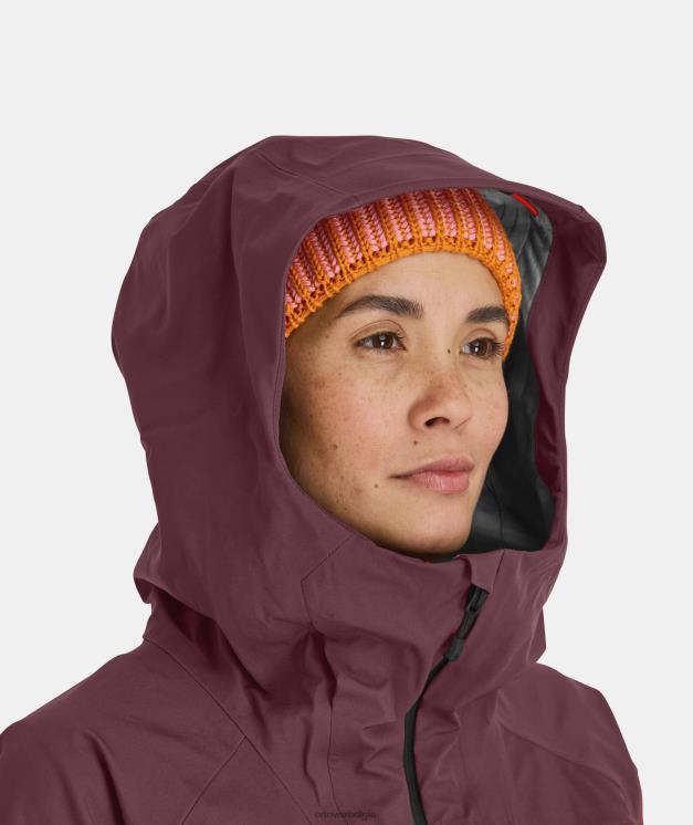 vrouwen Pacifisch groen Guardianshell-jack van 3l ORTOVOX kleding LX0XF727