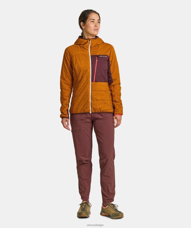 vrouwen benzine blauw Zwitsers wollen piz duan jasje ORTOVOX kleding LX0XF1093