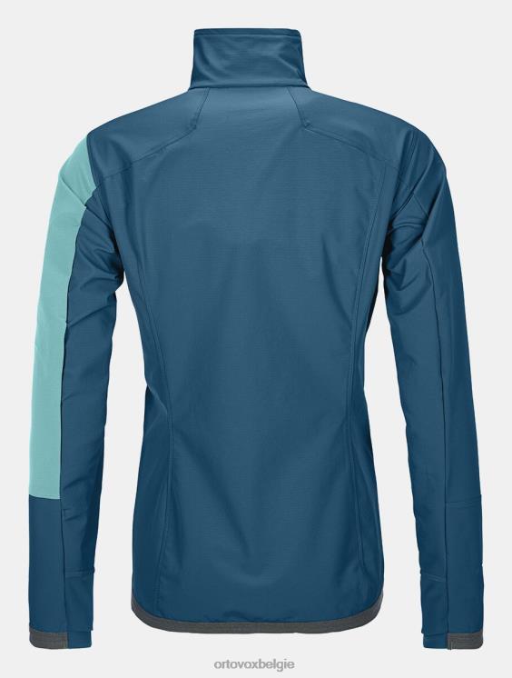 vrouwen benzine blauw berrino-jasje ORTOVOX kleding LX0XF923