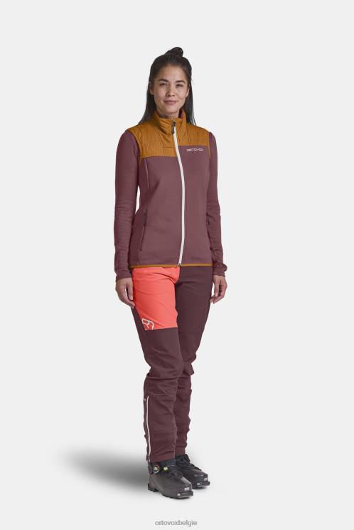 vrouwen berg roos fleece plus vest ORTOVOX kleding LX0XF1106