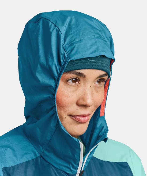 vrouwen berg roos windjack ORTOVOX kleding LX0XF1240