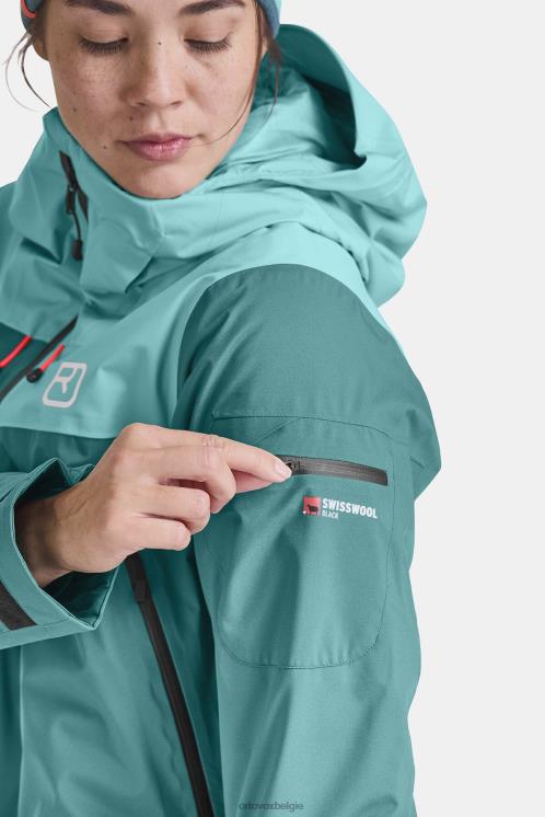 vrouwen donkere wijn 2l Zwitserse wollen sedrun jas ORTOVOX kleding LX0XF1236