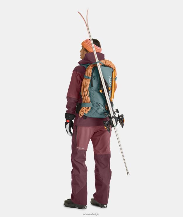 vrouwen donkere wijn Guardianshell-jack van 3l ORTOVOX kleding LX0XF729