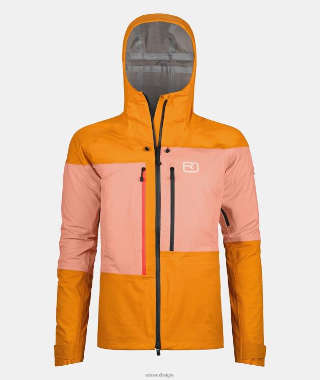 vrouwen herfstbladeren Guardianshell-jack van 3l ORTOVOX kleding LX0XF725