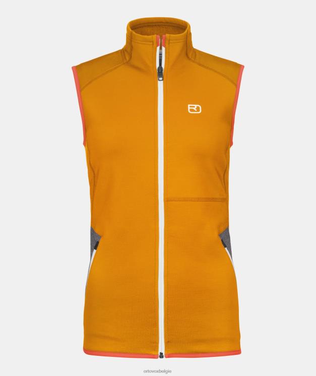 vrouwen herfstbladeren fleecevest ORTOVOX kleding LX0XF1147