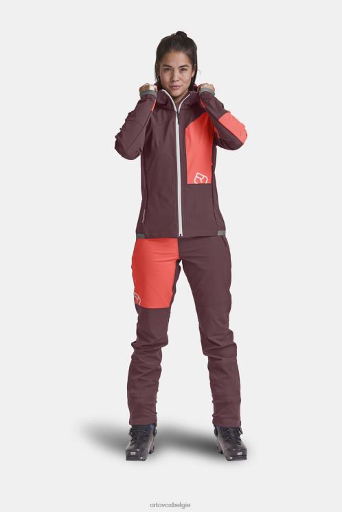 vrouwen ijs waterval berrino-jas met capuchon ORTOVOX kleding LX0XF899