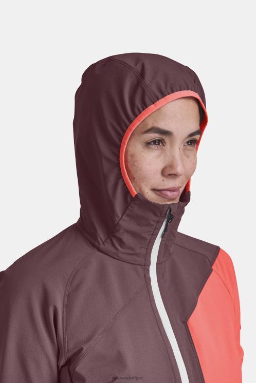 vrouwen ijs waterval berrino-jas met capuchon ORTOVOX kleding LX0XF899