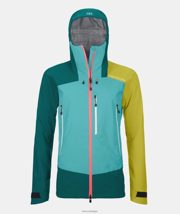 vrouwen ijs waterval westalpen 3l jas ORTOVOX kleding LX0XF1171