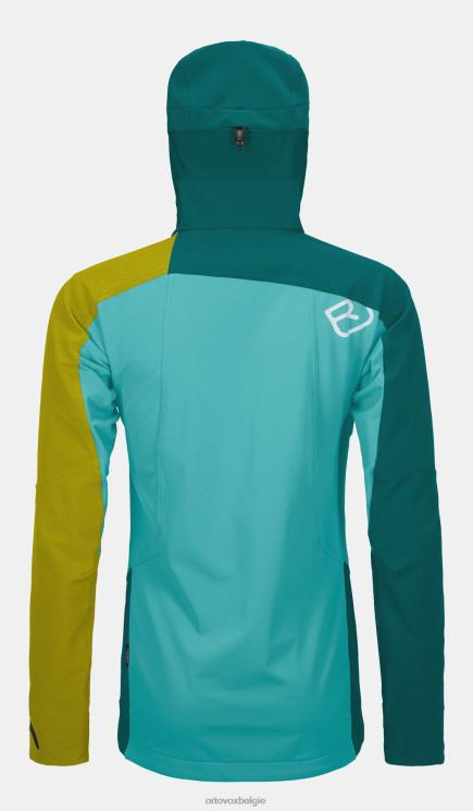 vrouwen ijs waterval westalpen softshelljas ORTOVOX kleding LX0XF1046