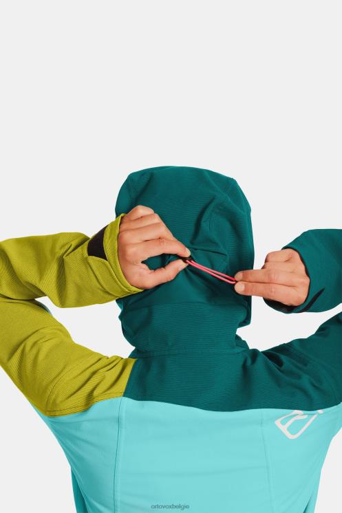 vrouwen ijs waterval westalpen softshelljas ORTOVOX kleding LX0XF1046