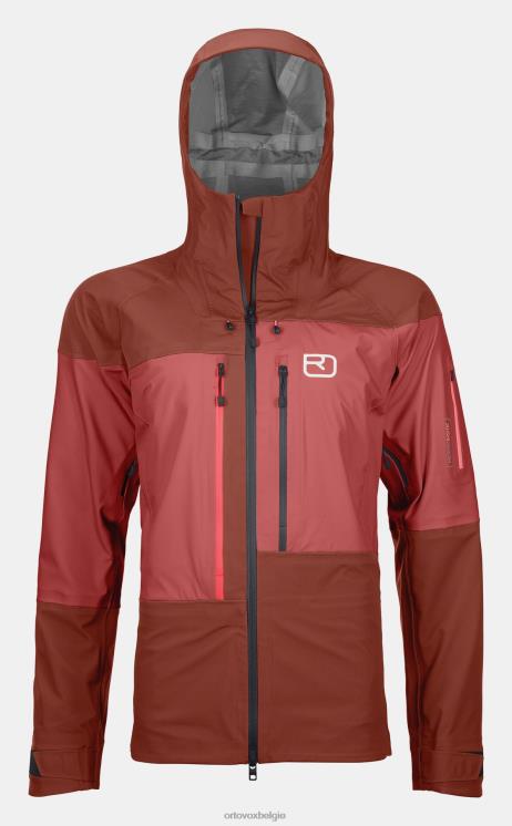 vrouwen klei oranje Guardianshell-jack van 3l ORTOVOX kleding LX0XF730
