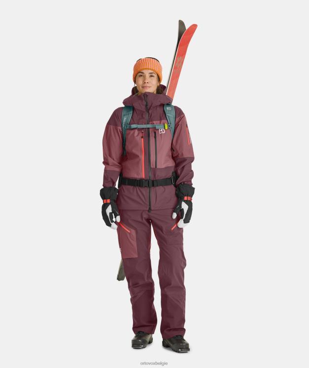 vrouwen klei oranje Guardianshell-jack van 3l ORTOVOX kleding LX0XF730