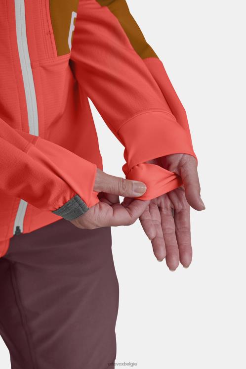 vrouwen koraal berrino-jasje ORTOVOX kleding LX0XF922