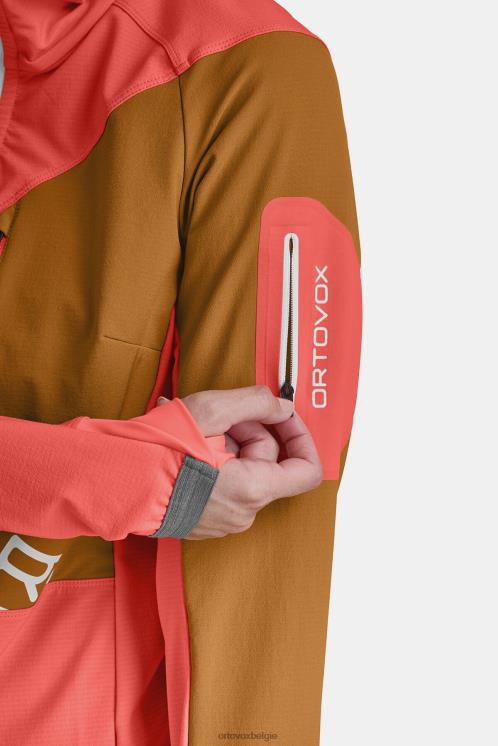 vrouwen koraal berrino-jasje ORTOVOX kleding LX0XF922