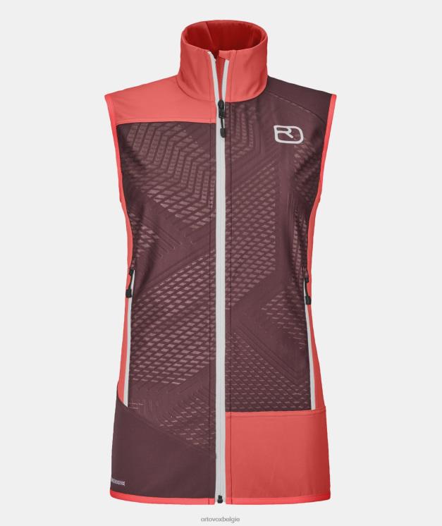 vrouwen koraal col becchei-vest ORTOVOX kleding LX0XF983