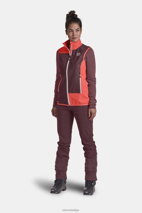 vrouwen koraal col becchei-vest ORTOVOX kleding LX0XF983