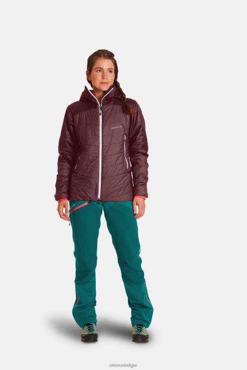 vrouwen wijn proeven Westalpen Zwitserse wollen jas ORTOVOX kleding LX0XF1051