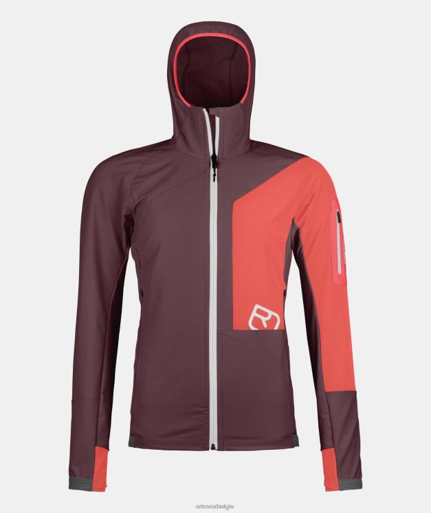 vrouwen wijn proeven berrino-jas met capuchon ORTOVOX kleding LX0XF897