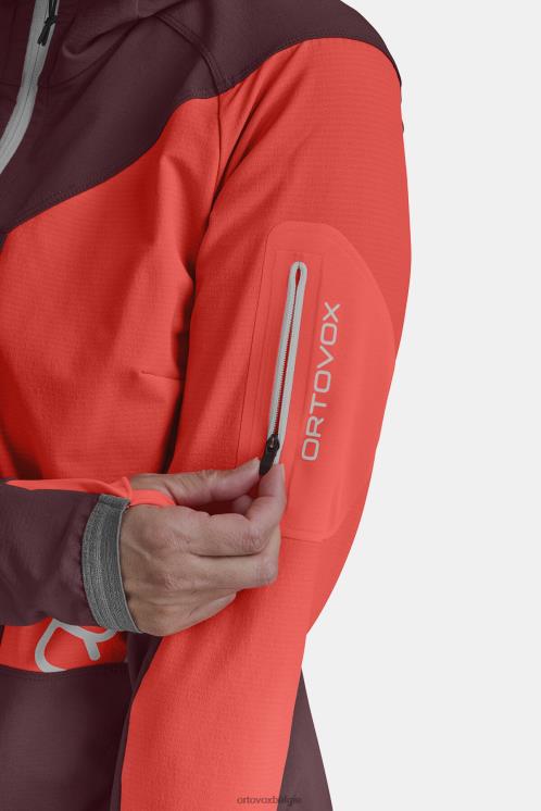 vrouwen wijn proeven berrino-jas met capuchon ORTOVOX kleding LX0XF897